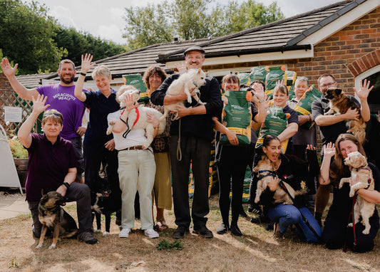 A year’s worth of food for Chilterns Dog Rescue